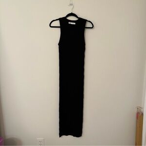 Zara Ribbed Maxi Dress with Cutouts